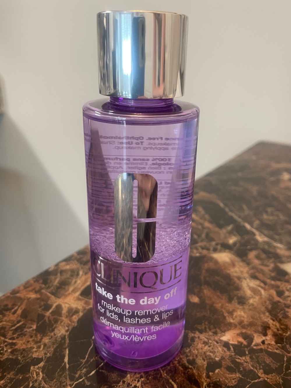 Clinique Take The Day Off Makeup Remover - Purple Bottle with Silver Cap